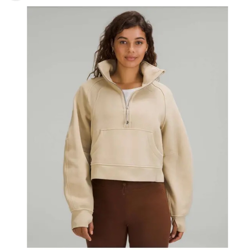 Lululemon Scuba Oversized 1/2 Zip Hoodie - Trench M/L